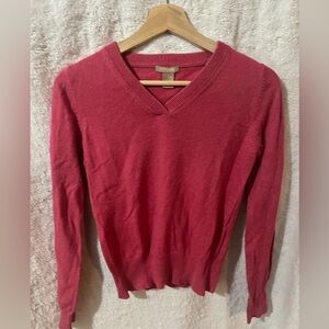 Y2K sweater v neck dark pink Forever 21 size SM